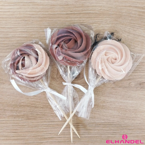 Lizaki bezowe 3 sztuki topper dekoracje na tort komunijny urodziny